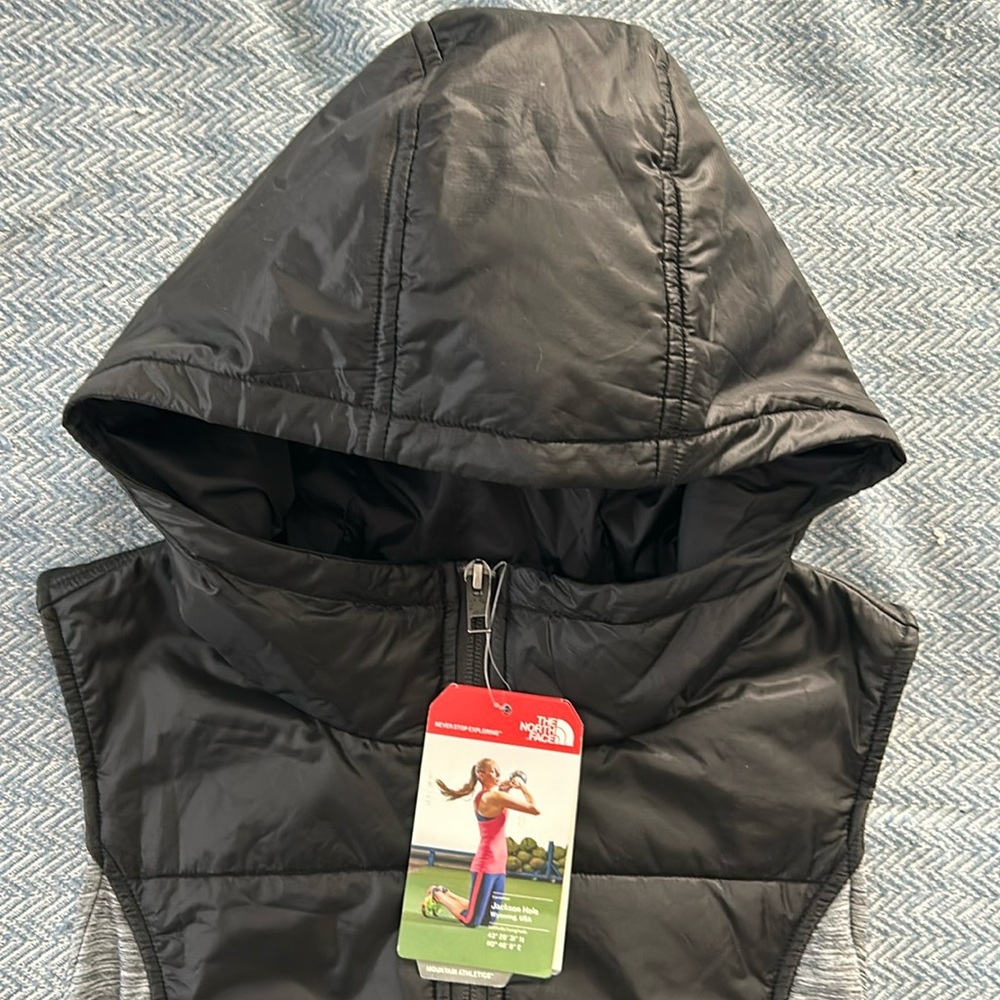 NWT NORTHFACE pseudio hoodie vest